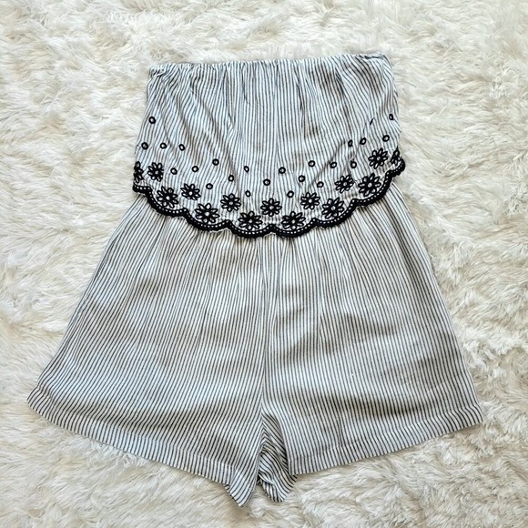 Jessica Simpson Pants - Romper Striped XS